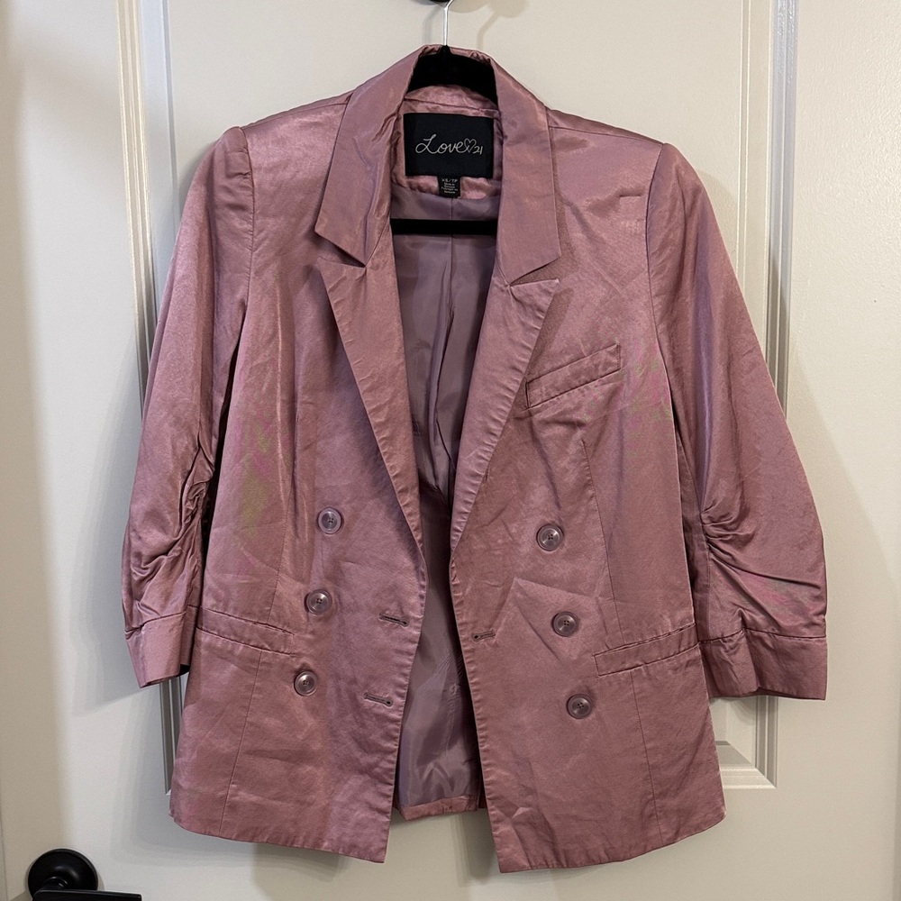 Love Tree Women's Mauve Blazer